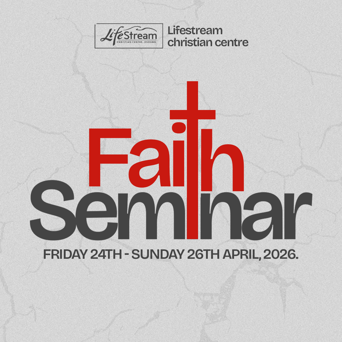 faith seminar april
